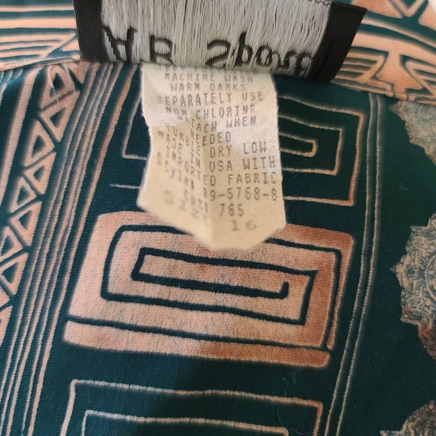 Vintage AB Sport Lightweight Printed Blazer 16