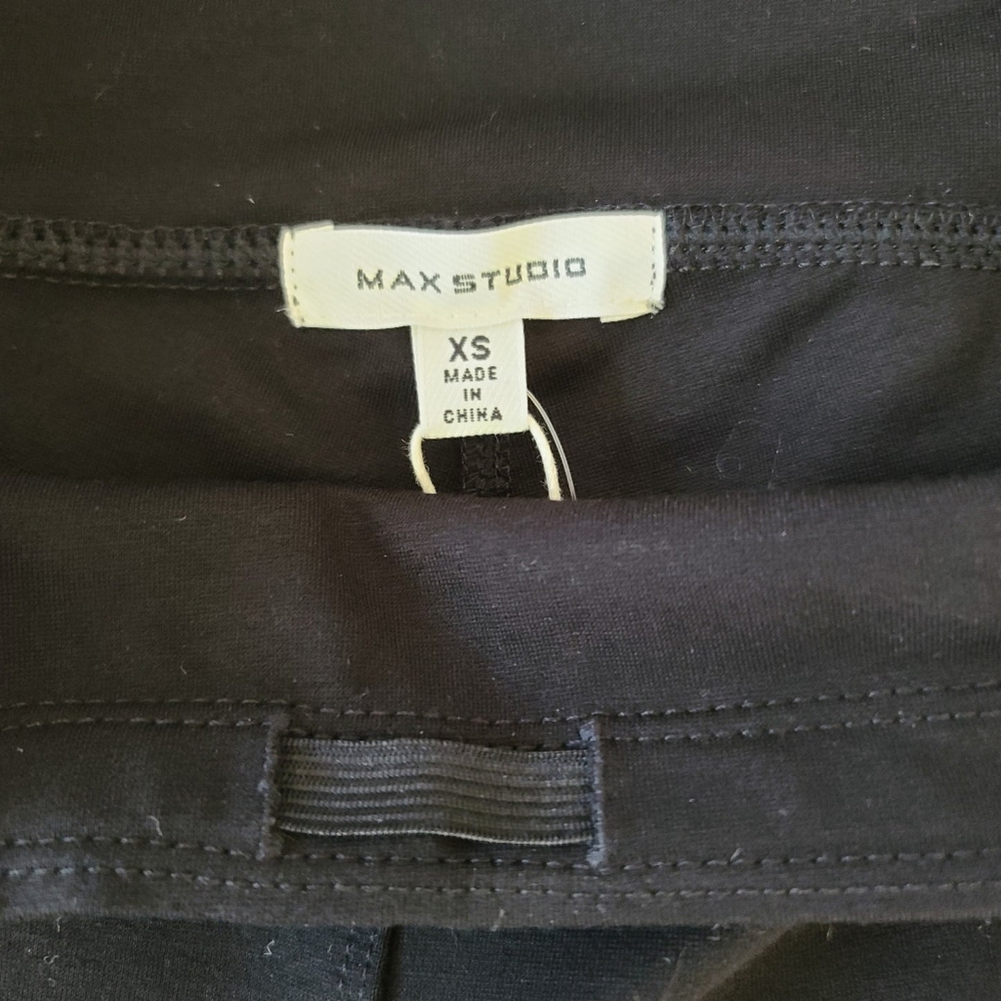 NWT Max Studio Black Casual Pocket Leggings XS