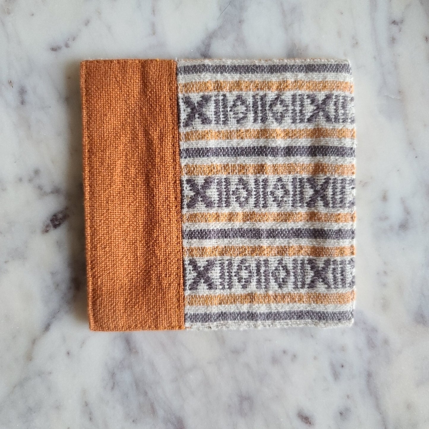 NWT Ban Thai Handmade Vietnamese Woven Textile Pouch and Coaster Set